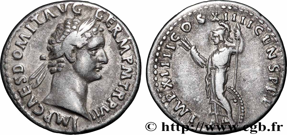DOMITIANUS Denier AU