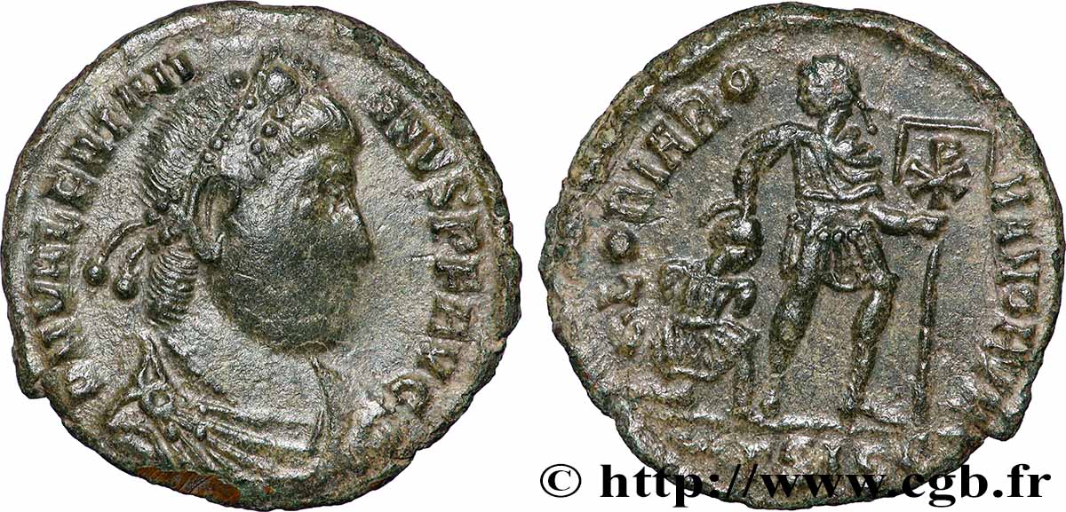 VALENTINIEN Ier  Nummus TTB+