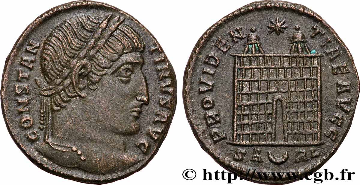 CONSTANTINUS I DER GROßE Centenionalis ou nummus fVZ