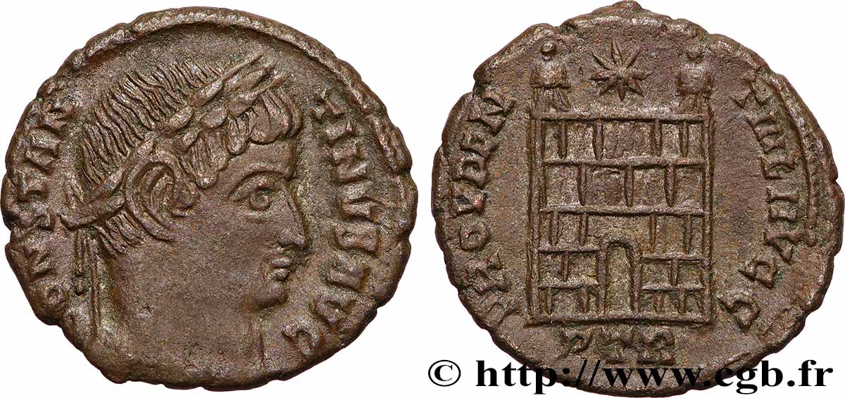CONSTANTINUS I DER GROßE Centenionalis ou nummus fVZ