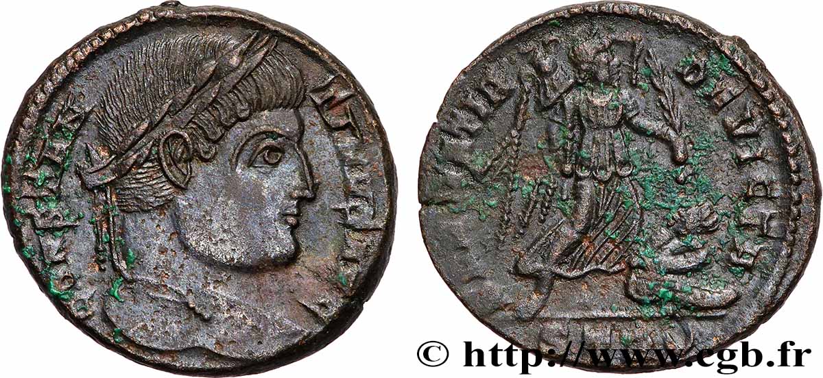 CONSTANTINUS I DER GROßE Centenionalis ou nummus fVZ