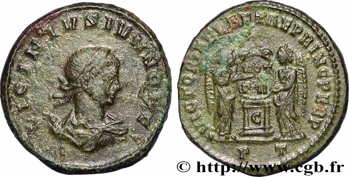 LICINIUS II Centenionalis ou nummus TTB