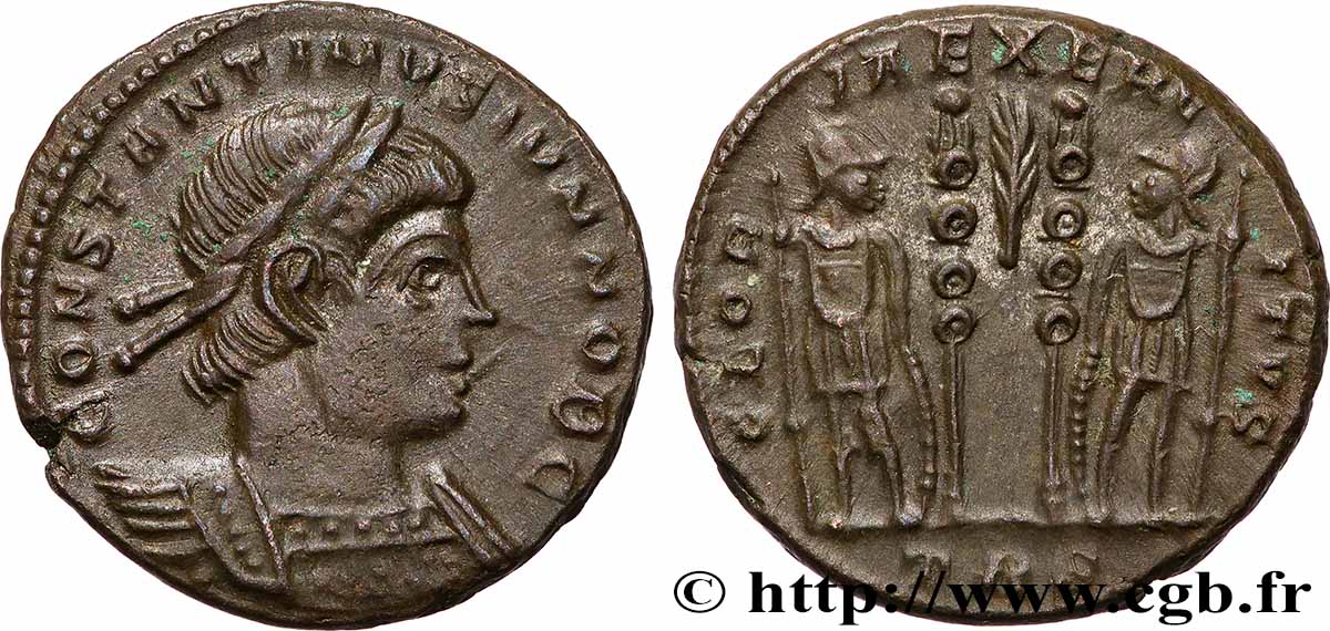 CONSTANTINUS II Centenionalis ou nummus VZ