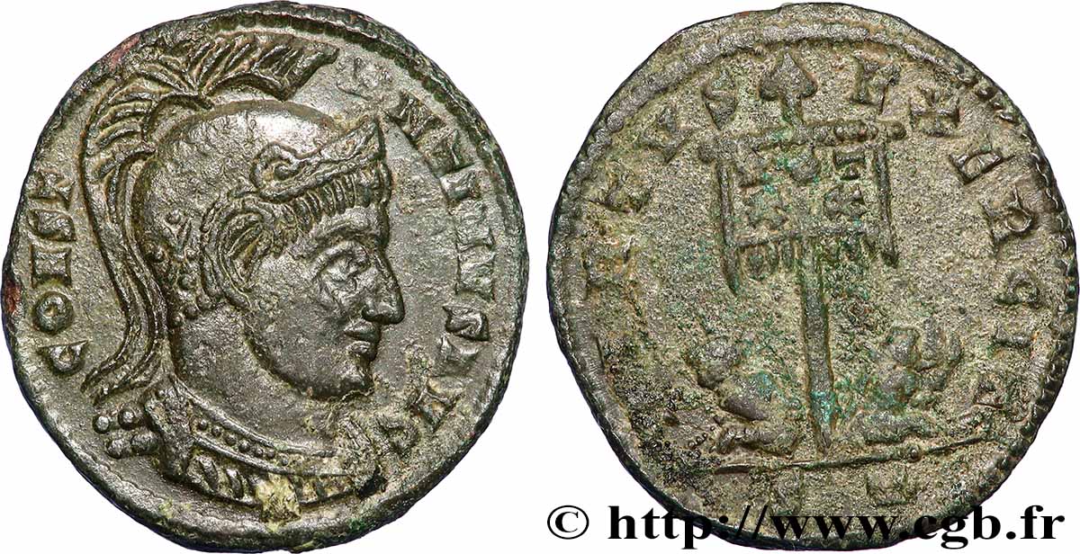 CONSTANTIN Ier LE GRAND Centenionalis ou nummus TTB+/TTB
