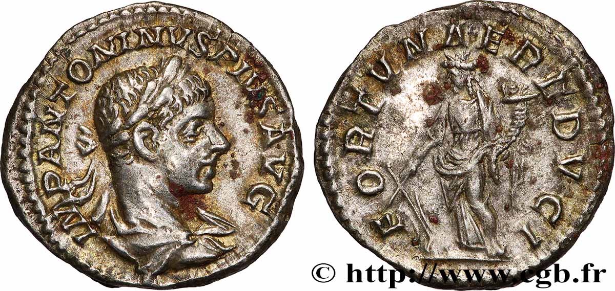 ELAGABALUS Denier fVZ