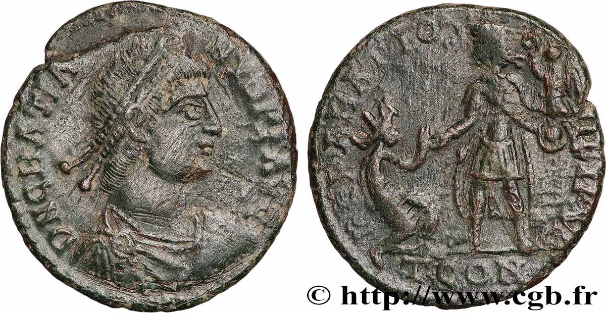 GRATIAN Maiorina pecunia XF