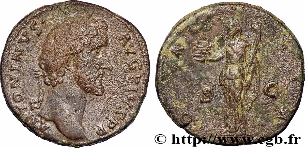 ANTONINUS PIUS Sesterce SS