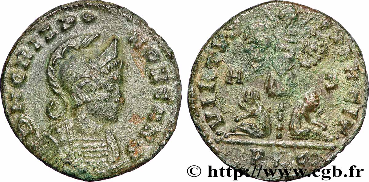 CRISPUS Centenionalis ou nummus TTB