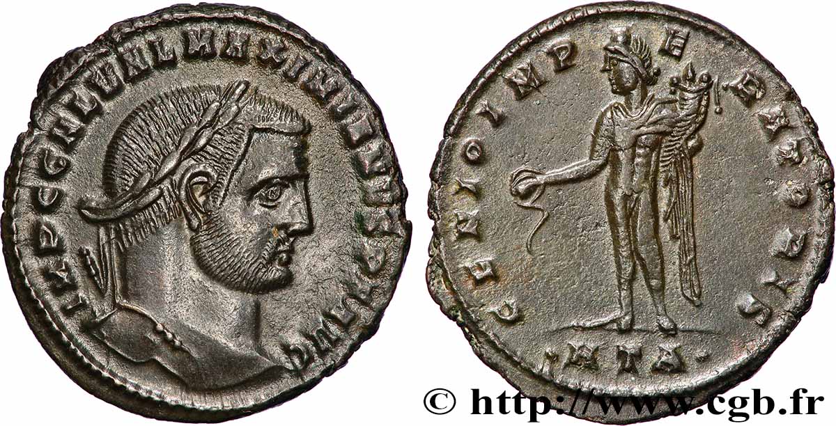 GALÈRE Follis ou nummus SUP