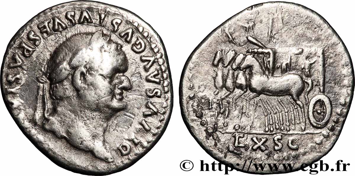 DIVUS VESPASIANUS Denier fVZ/SS
