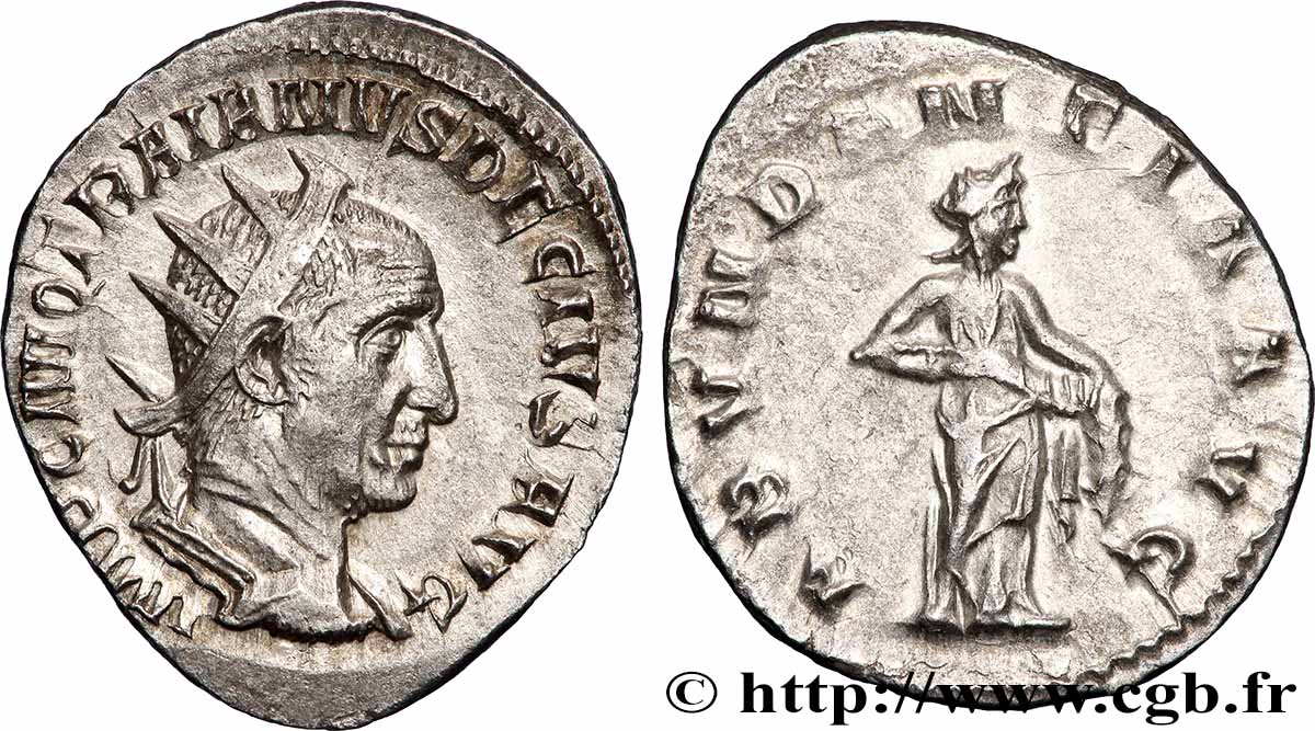 TRAJAN DÈCE Antoninien SUP
