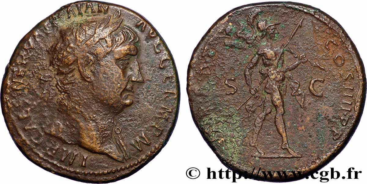TRAJAN Sesterce TB+