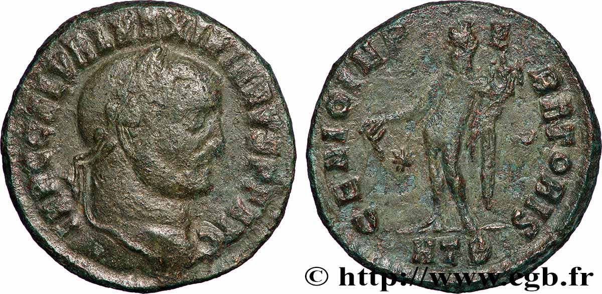 GALERIUS Follis ou nummus fSS/SS
