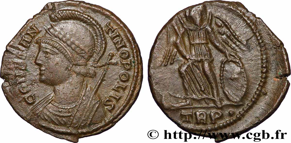 CONSTANTINOPOLI Centenionalis ou nummus q.SPL