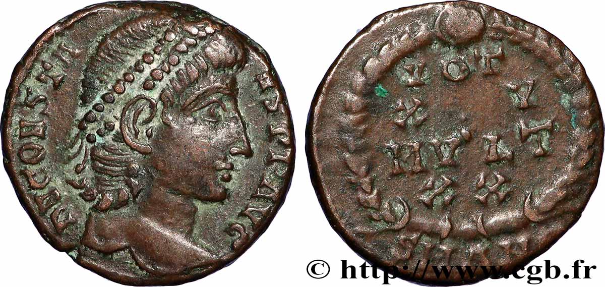 CONSTANS Centenionalis ou nummus TTB+