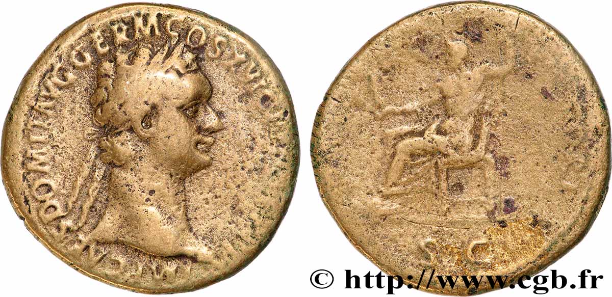 DOMITIANUS Sesterce VF/VF