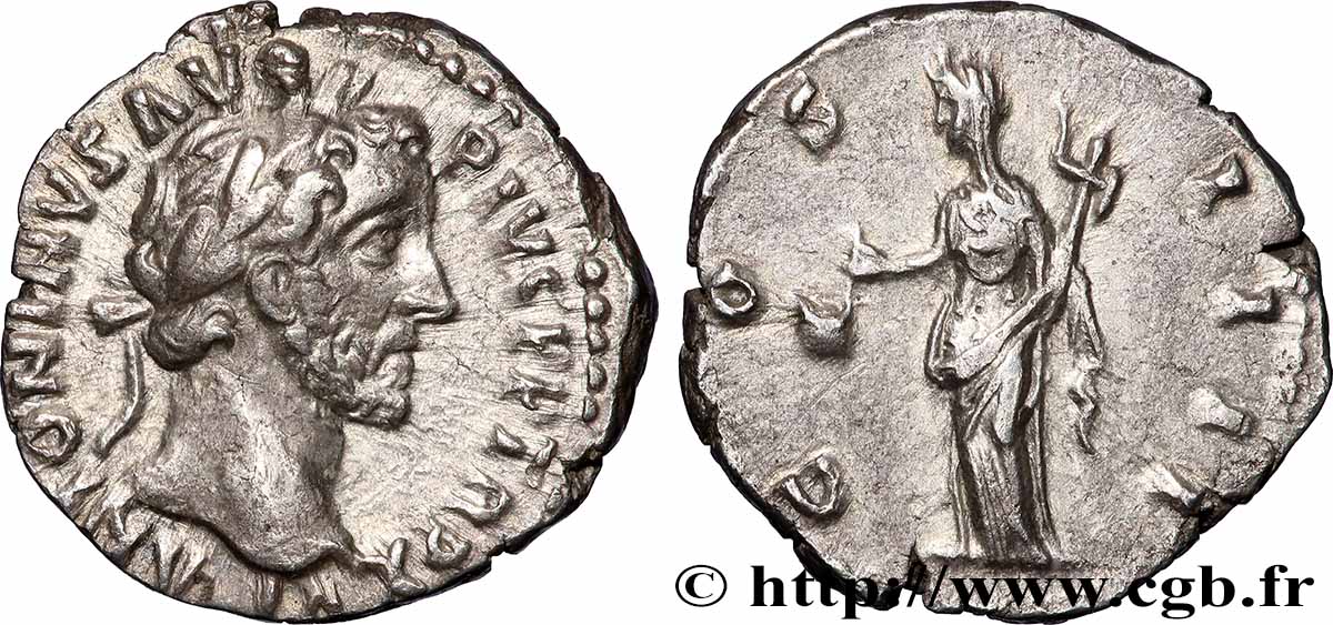 ANTONINUS PIUS Denier AU