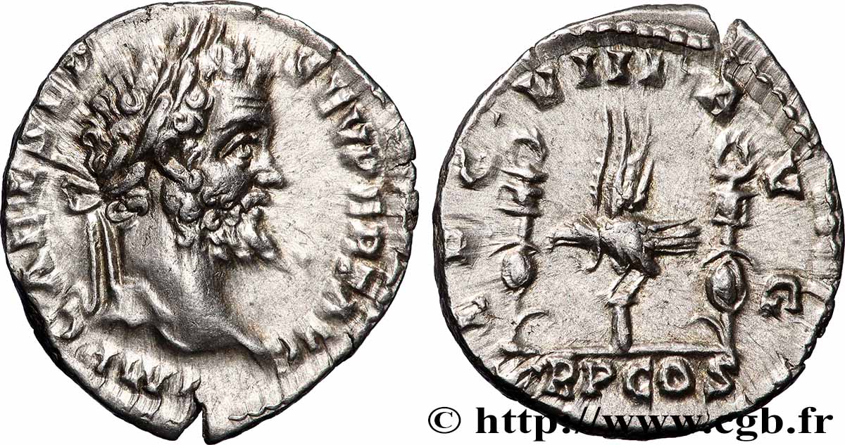 SEPTIMIUS SEVERUS Denier AU