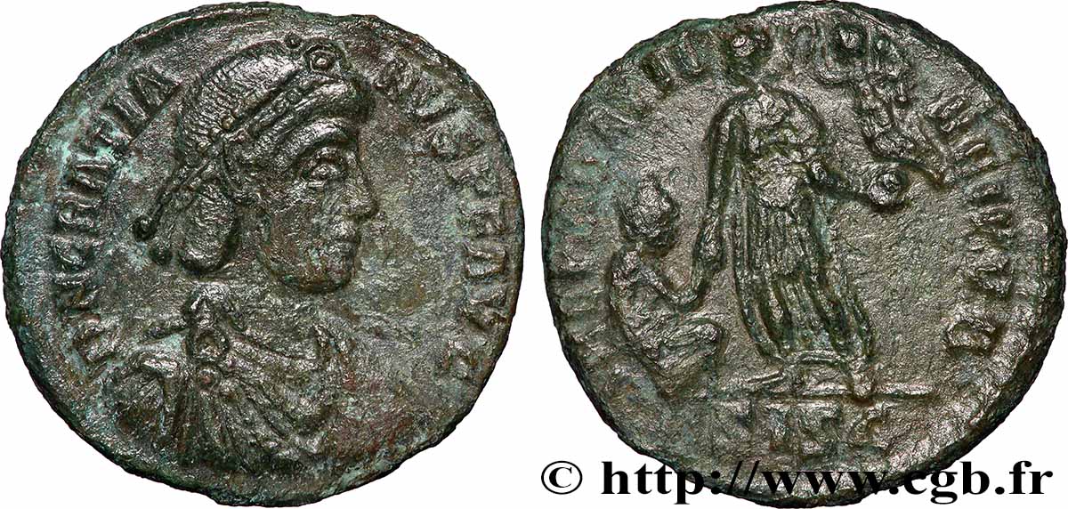 GRATIAN Maiorina pecunia XF