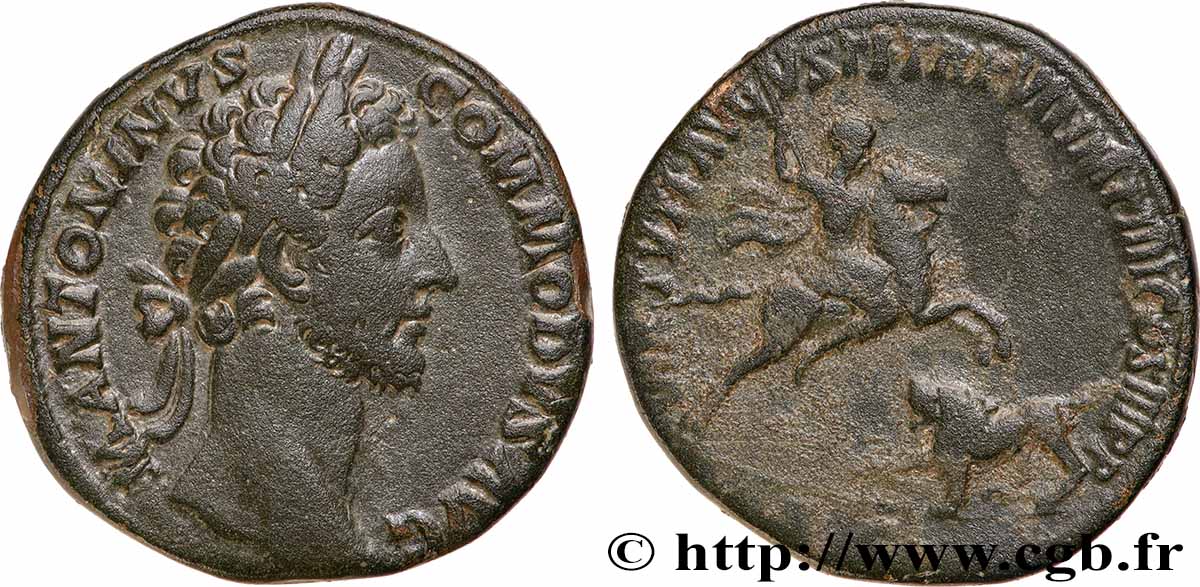COMMODUS Sesterce XF/VF