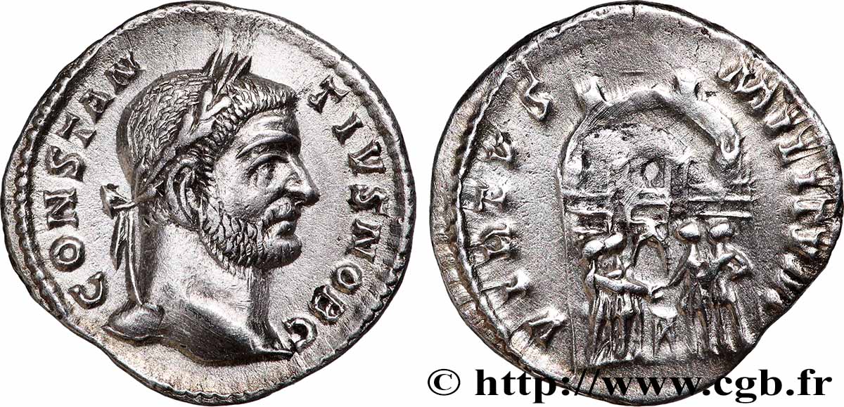CONSTANTIUS I Argenteus AU/XF