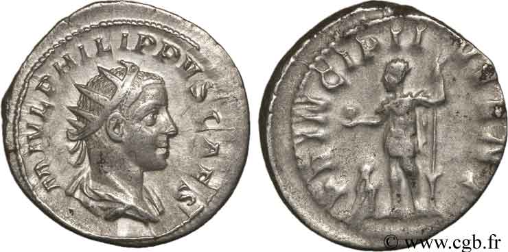 PHILIPPUS II Antoninien XF/VF