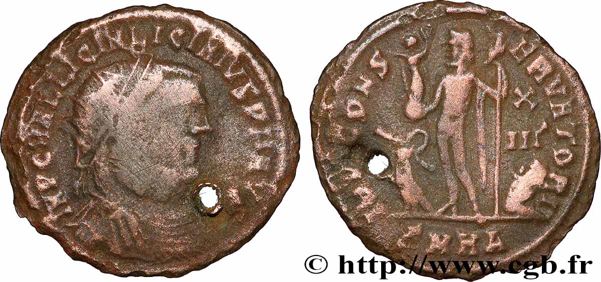 LICINIO I PADRE Follis ou nummus BC+