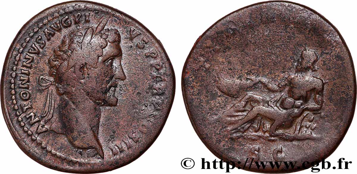 ANTONINUS PIUS Sesterce VF