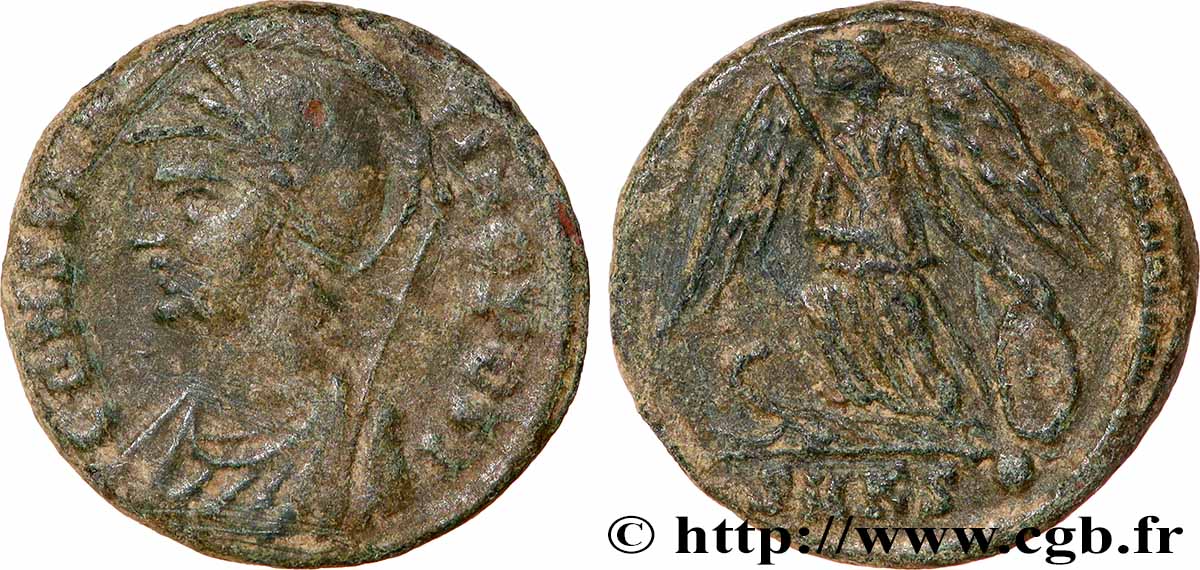 CONSTANTINOPOLIS Centenionalis ou nummus VF/XF