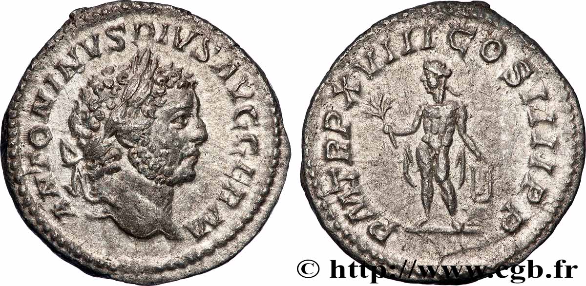 CARACALLA Denier TTB+