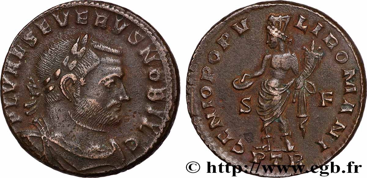 SÉVÈRE II Follis ou nummus TTB+