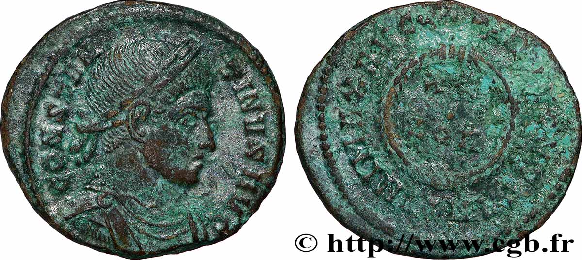 CONSTANTINE I THE GREAT Centenionalis ou nummus AU/VF