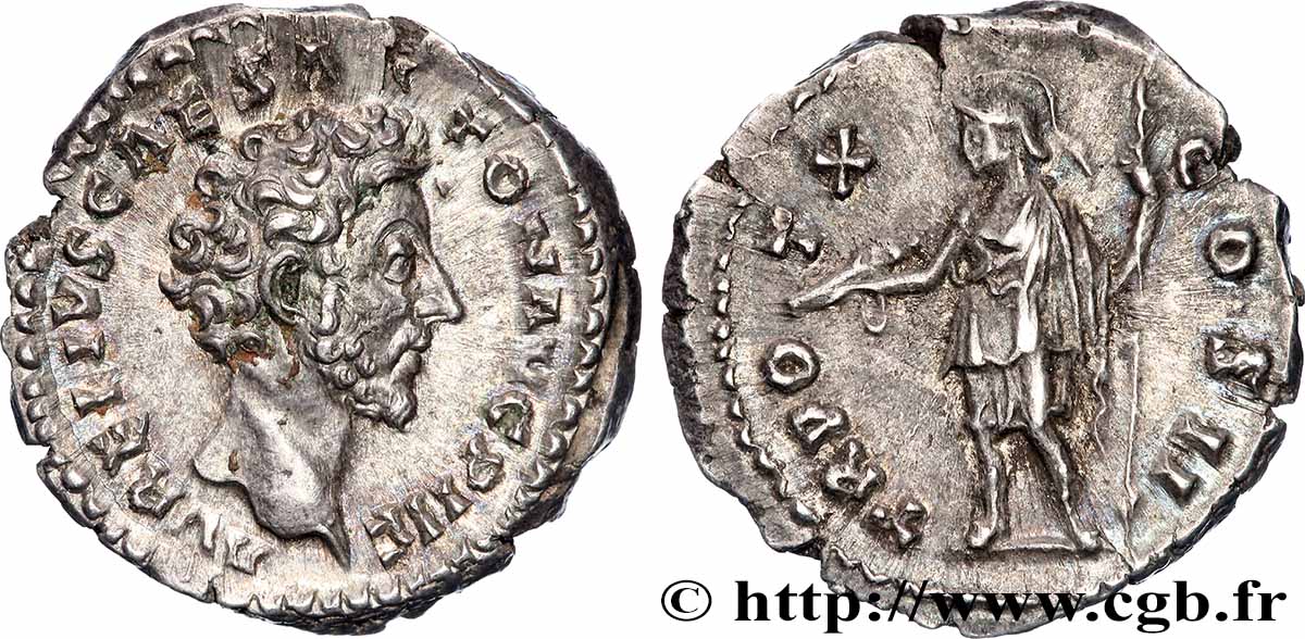 MARCUS AURELIUS Denier MS