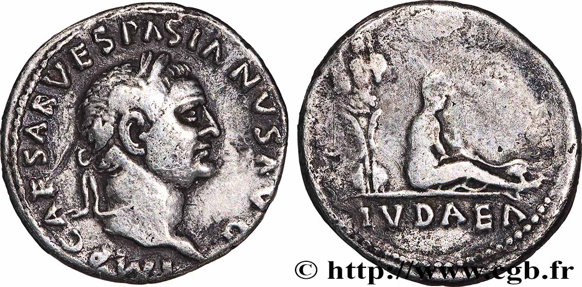 VESPASIAN Denier XF/VF