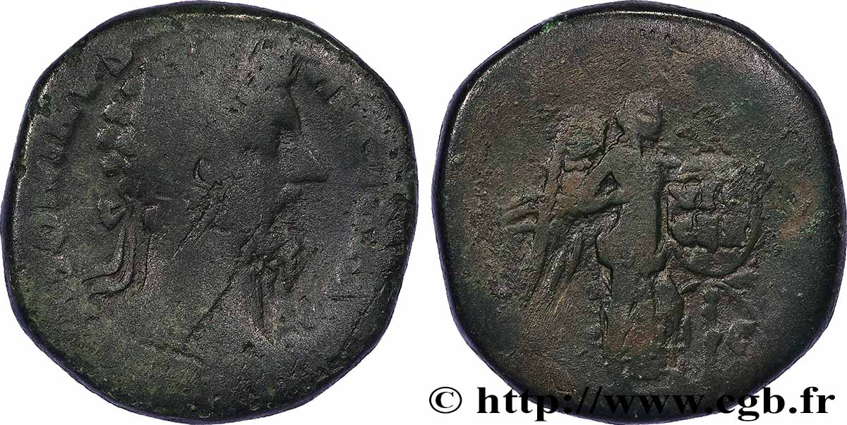 MARCUS AURELIUS Sesterce VF
