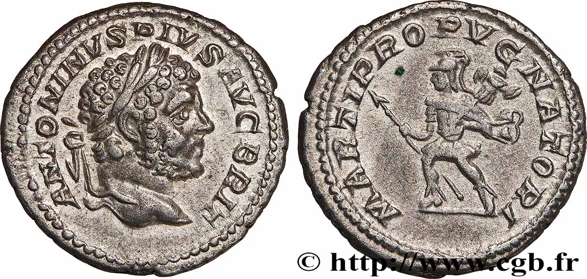 CARACALLA Denier AU/AU