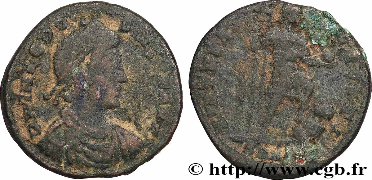 THEODOSIUS I Maiorina pecunia VF