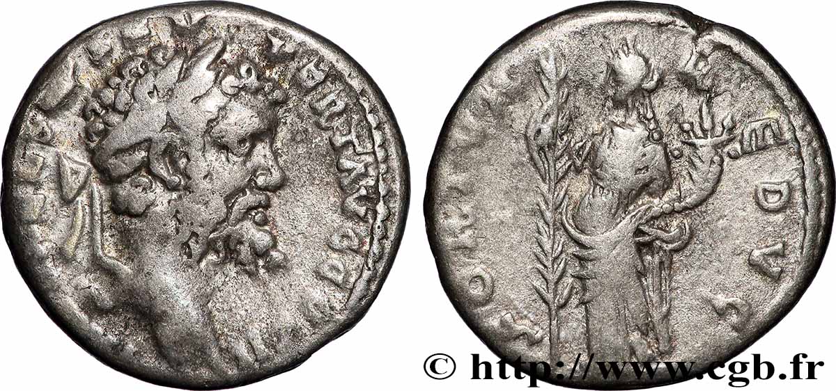 SEPTIMIUS SEVERUS Denier XF