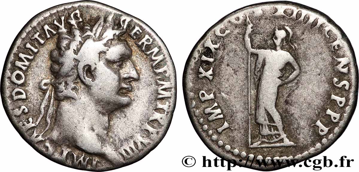 DOMITIANUS Denier AU/XF