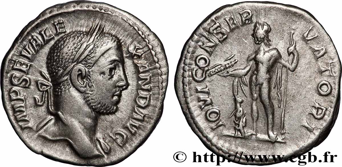 SEVERUS ALEXANDER Denier AU/AU