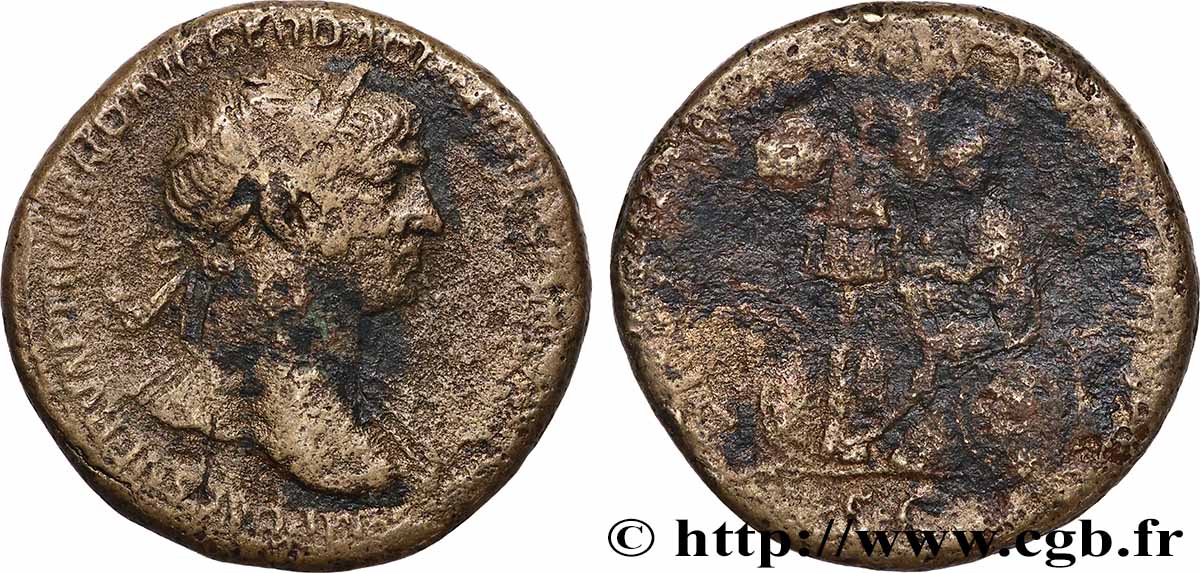 TRAJANUS Sesterce VF