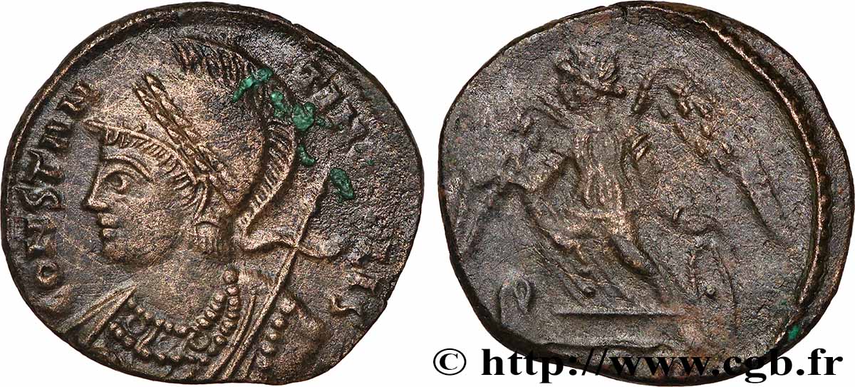 CONSTANTINOPOLIS Centenionalis ou nummus AU