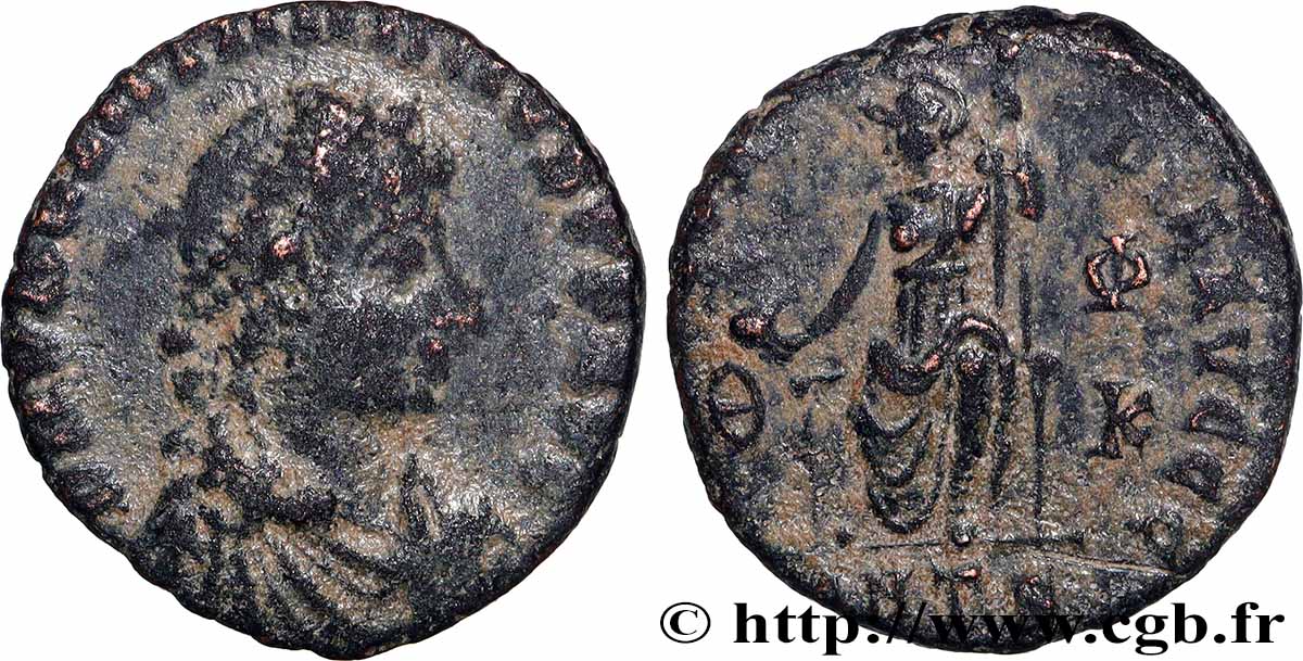 VALENTINIAN II Nummus VF/XF