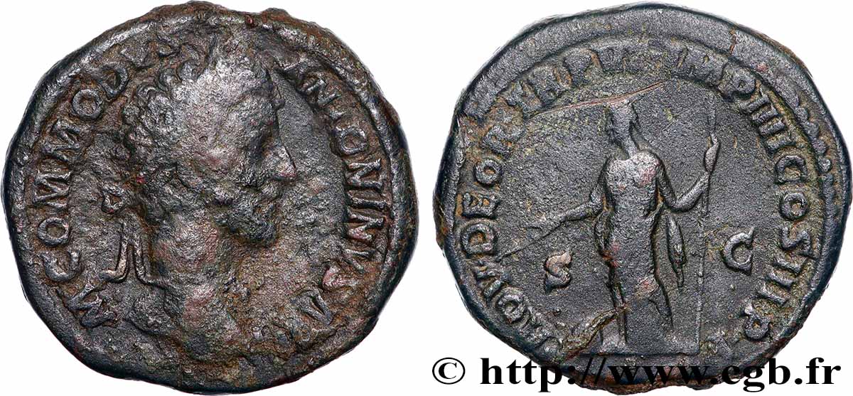 COMMODUS Sesterce S/fSS