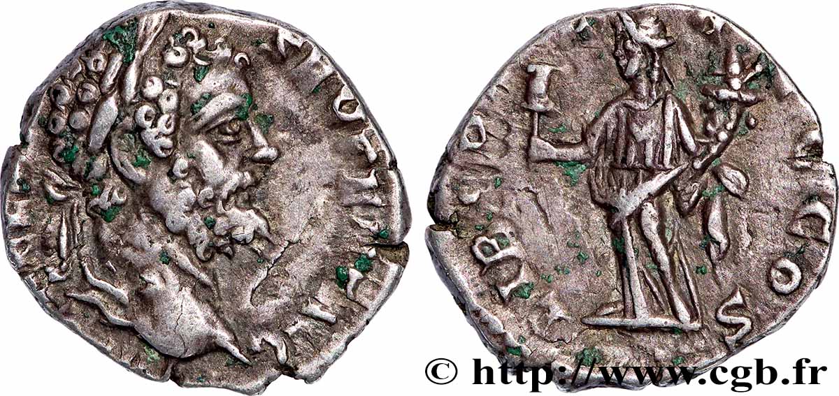 SEPTIMIUS SEVERUS Denier AU