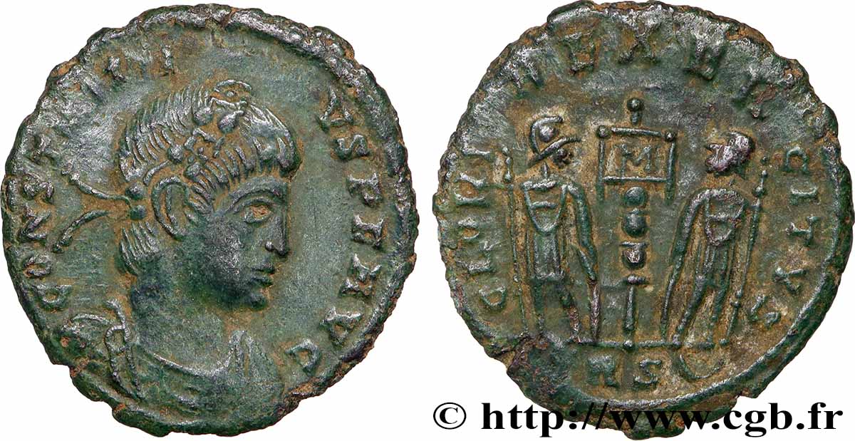 CONSTANTIUS II Centenionalis ou nummus fVZ