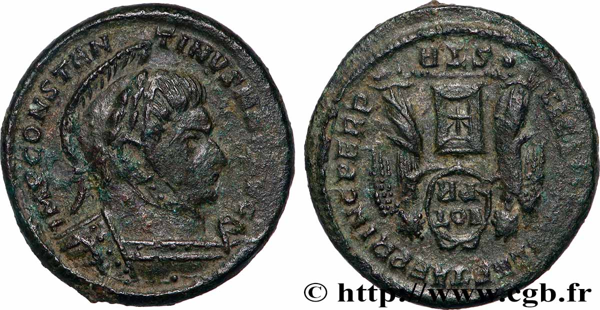 CONSTANTINUS I DER GROßE Centenionalis ou nummus fVZ