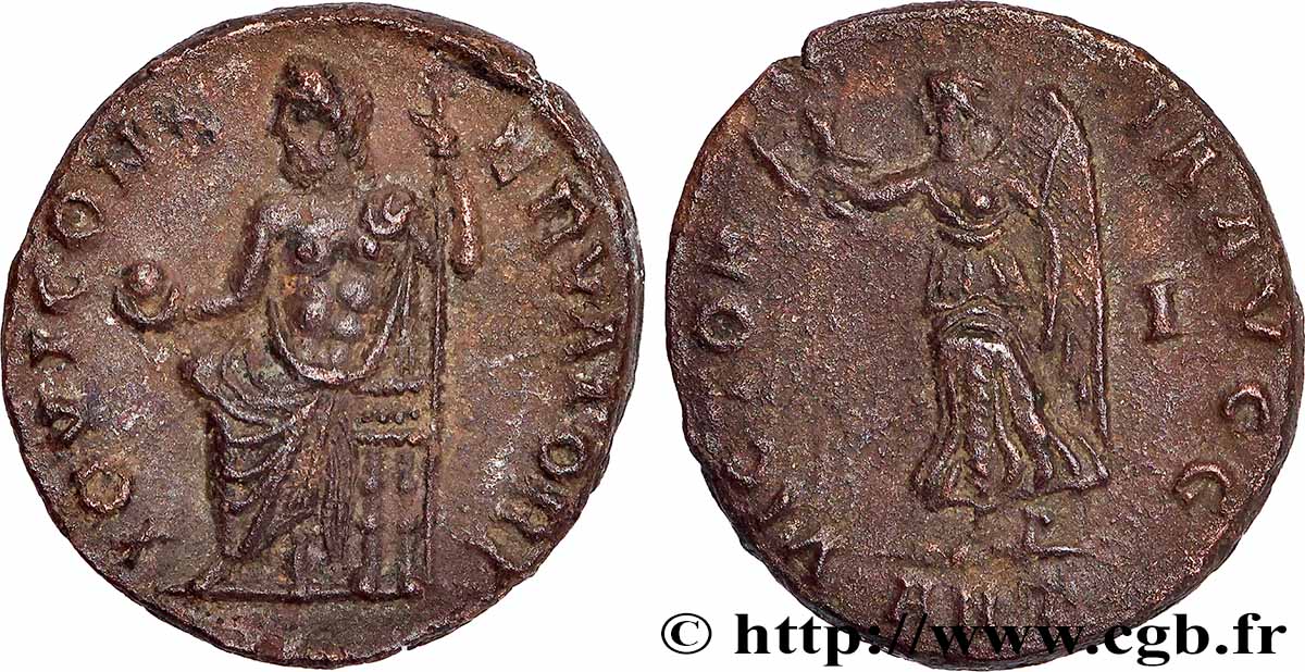 ANTIOCHE Demi-follis ou demi-nummus SUP/TTB+
