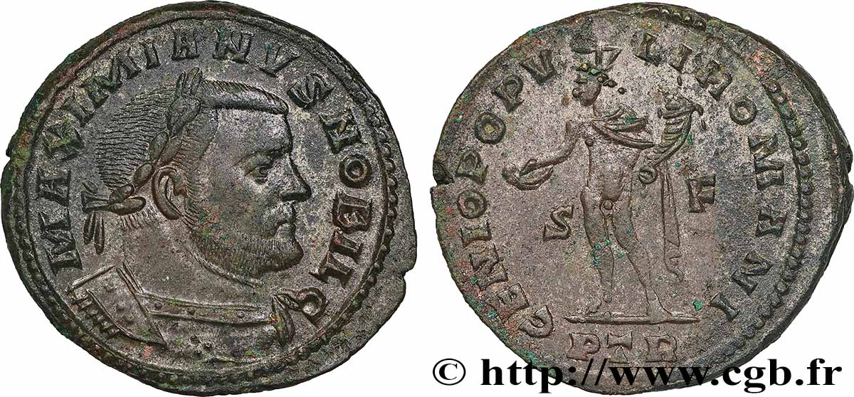 GALÈRE Follis ou nummus SUP