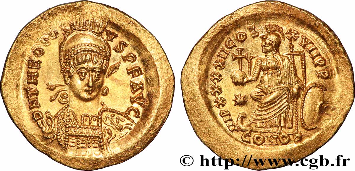 THÉODOSE II Solidus FDC